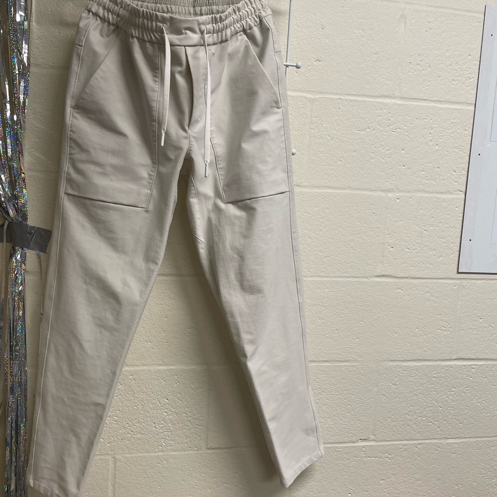 Mens Lululemon bowline sail white pants
